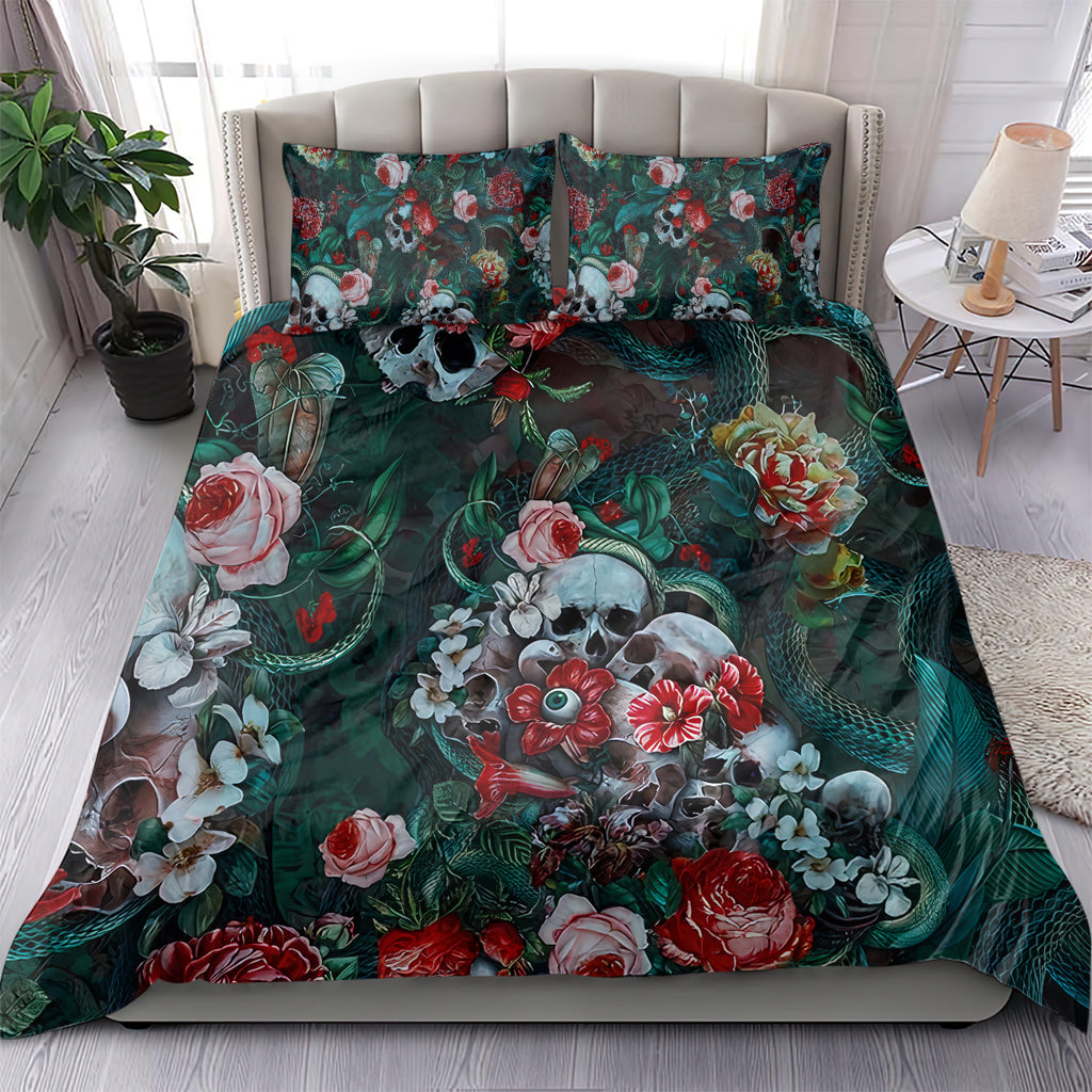 green-poison-bedding-set