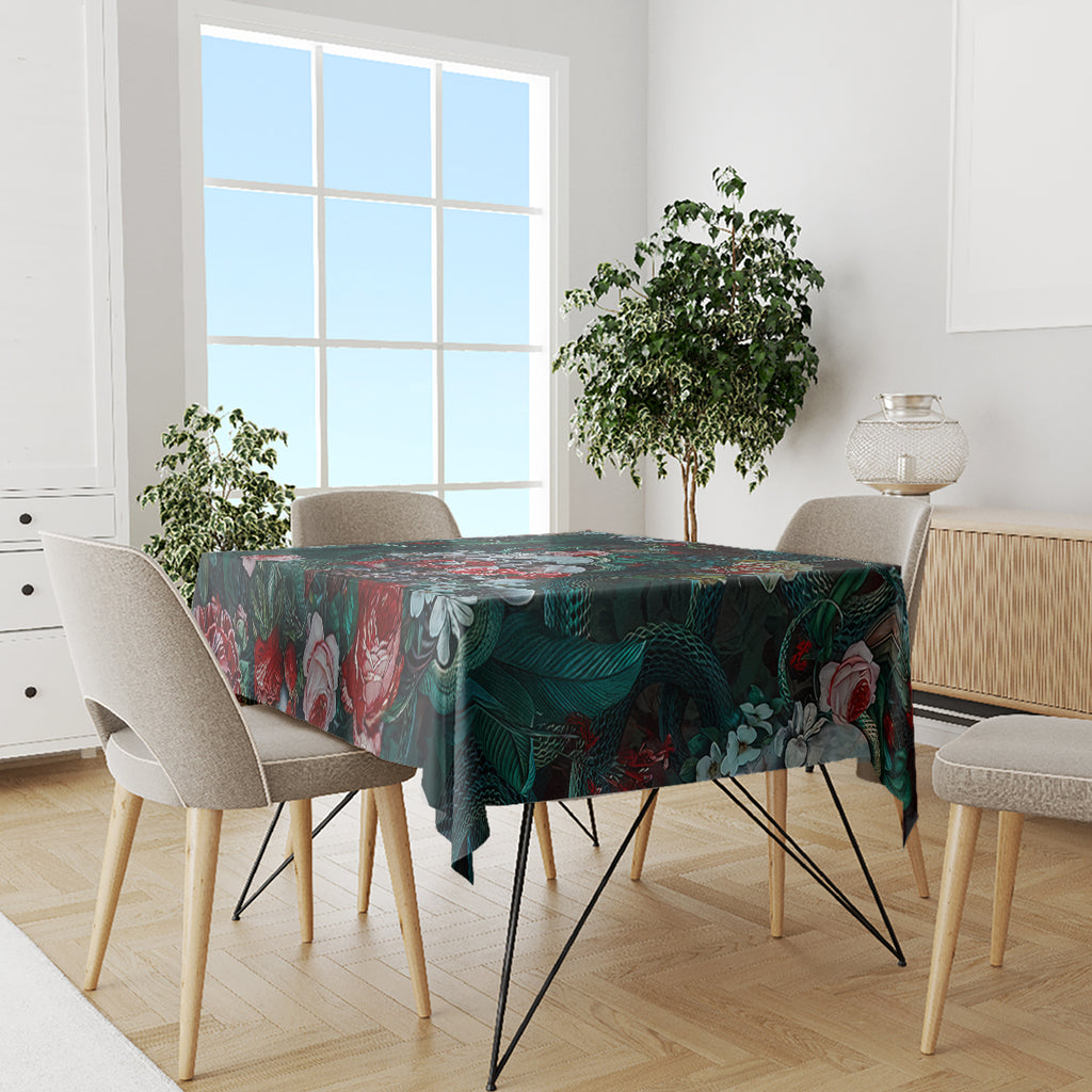 green-poison-tablecloth