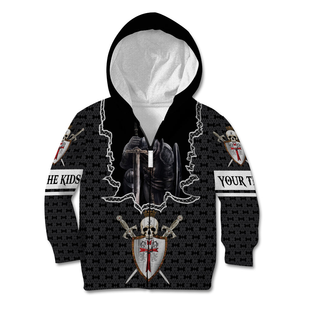 personalised-knights-templar-warrior-skull-kid-hoodie