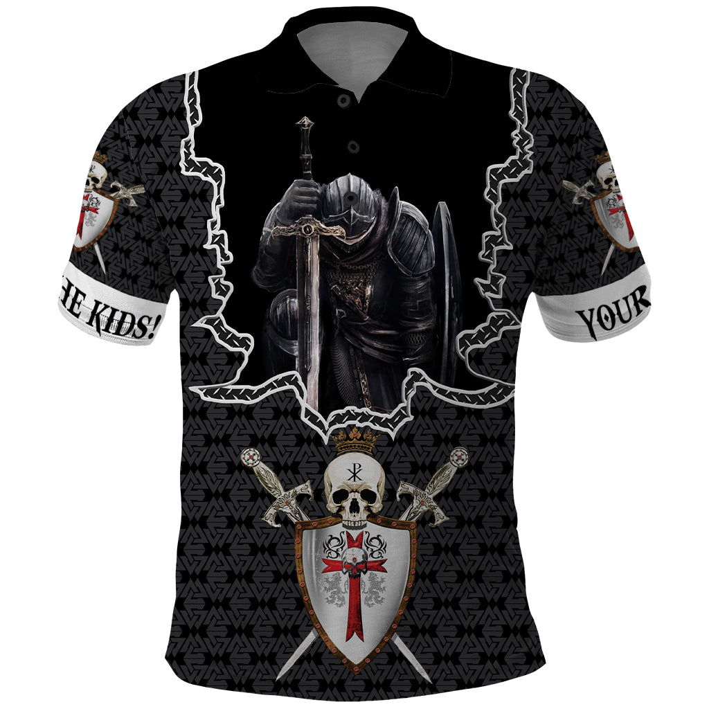 personalised-knights-templar-warrior-skull-polo-shirt