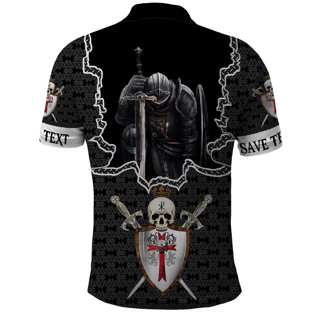 personalised-knights-templar-warrior-skull-polo-shirt