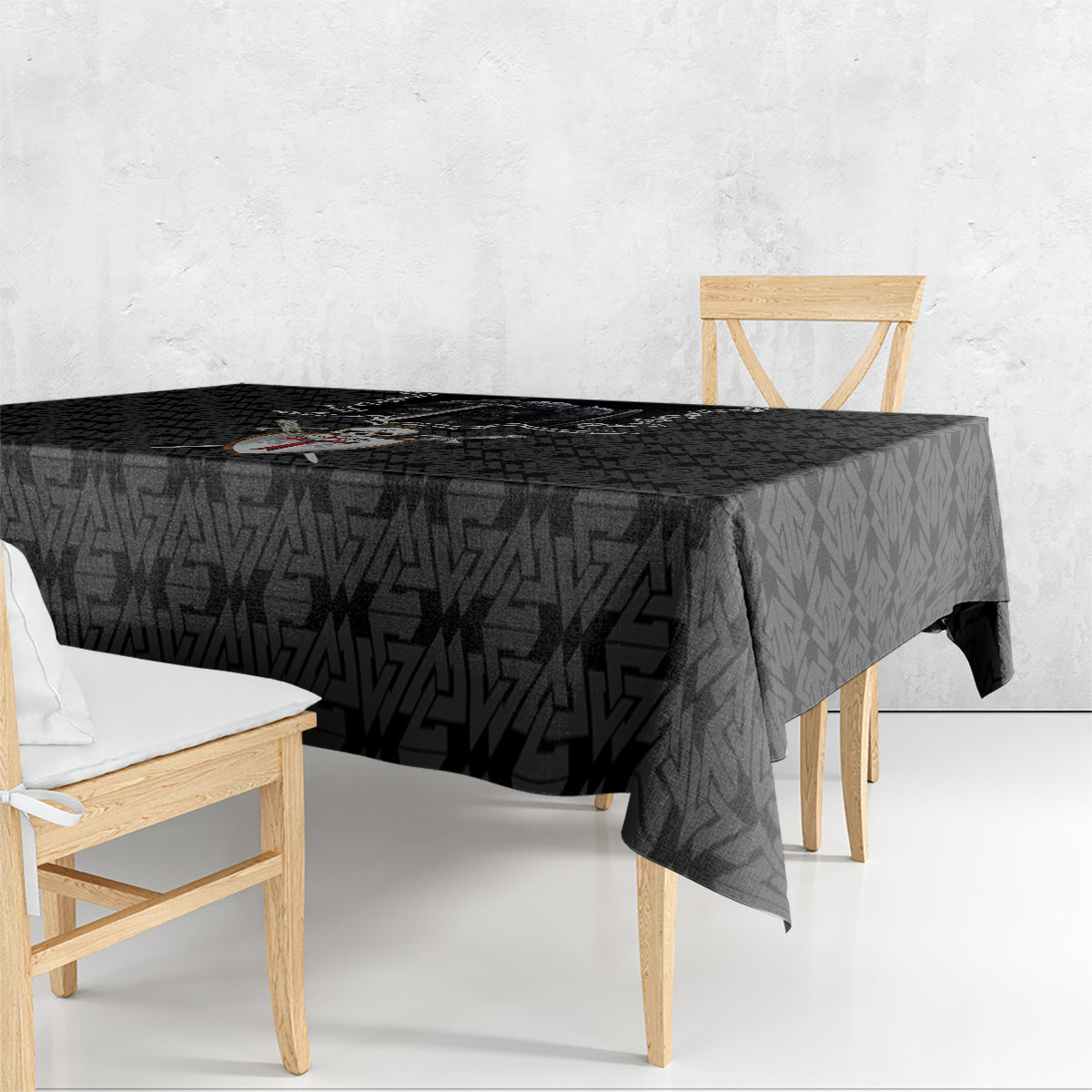 personalised-knights-templar-warrior-skull-tablecloth