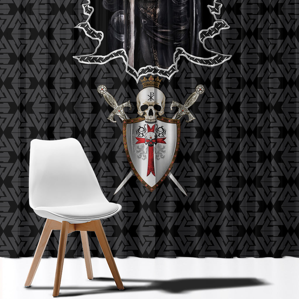 personalised-knights-templar-warrior-skull-window-curtain