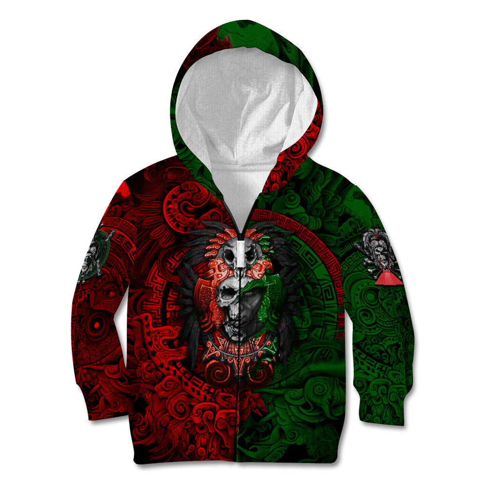 skulls-aztec-warriors-kid-hoodie
