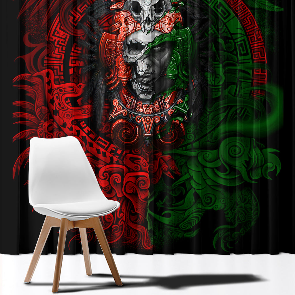 skulls-aztec-warriors-window-curtain