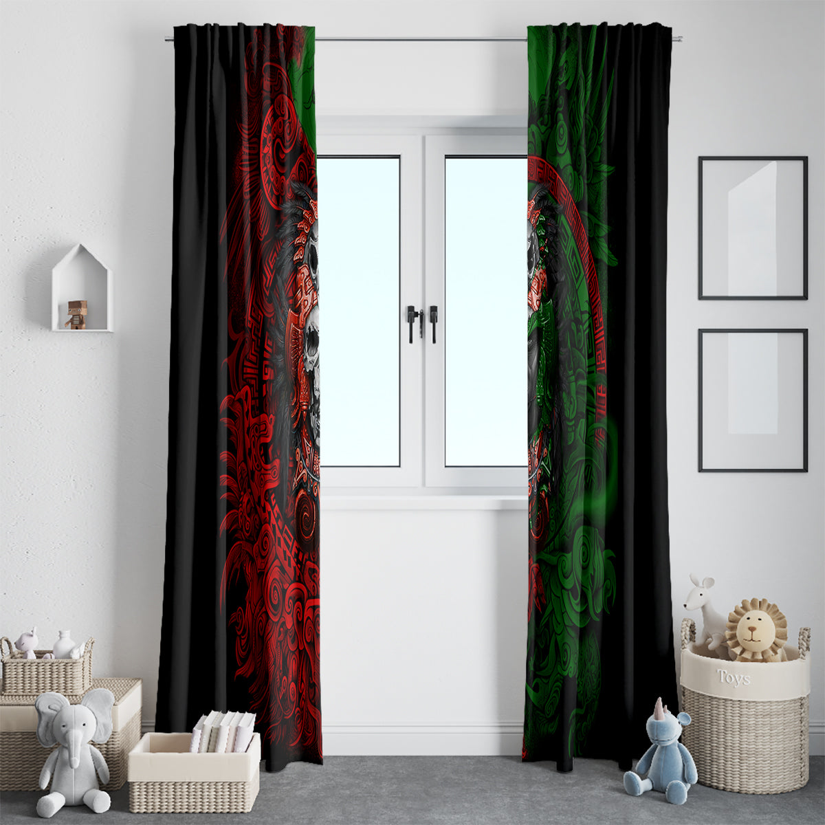 skulls-aztec-warriors-window-curtain