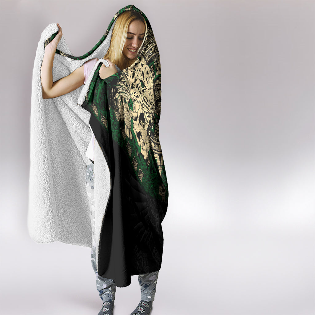 aztec-warrior-skulls-hooded-blanket