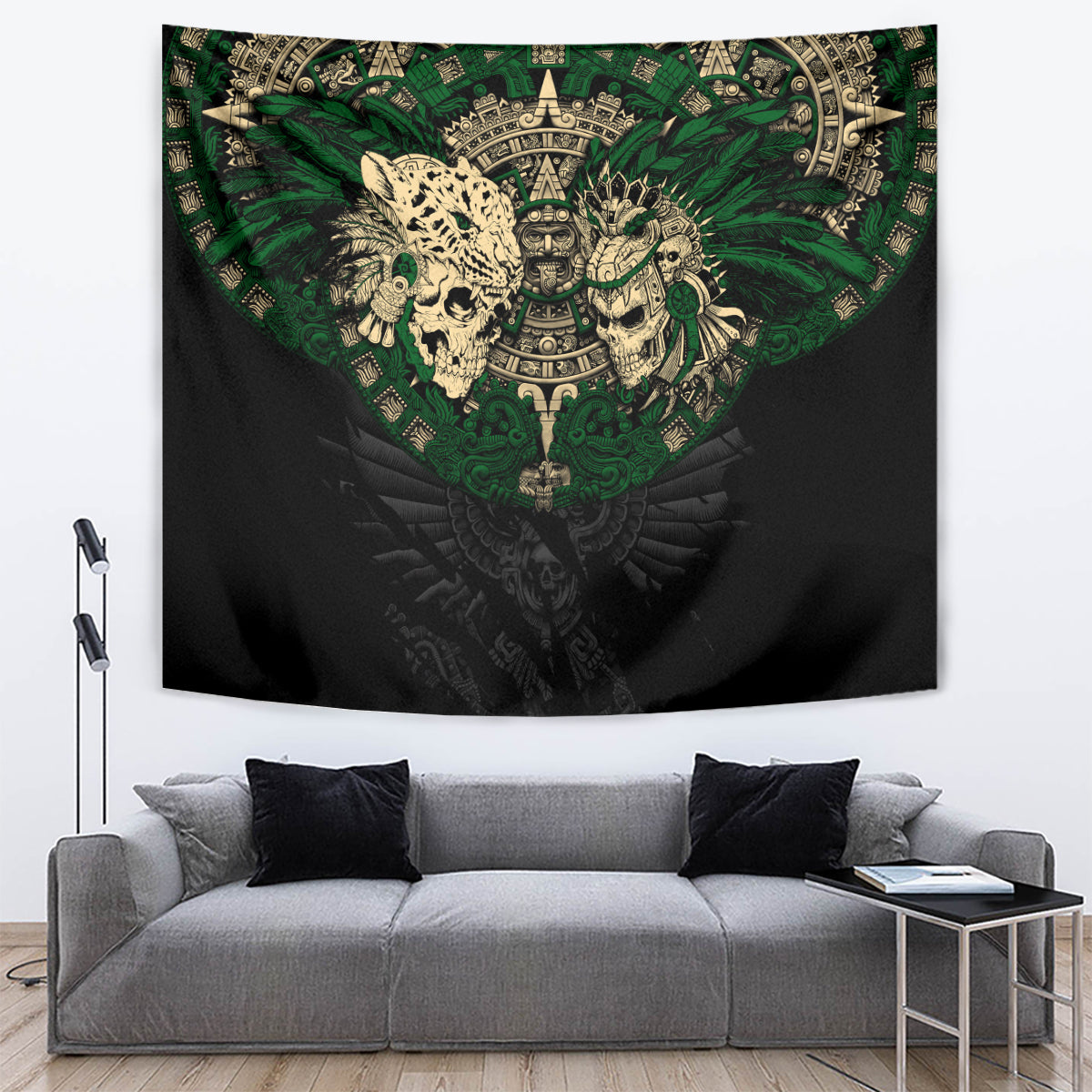 aztec-warrior-skulls-tapestry