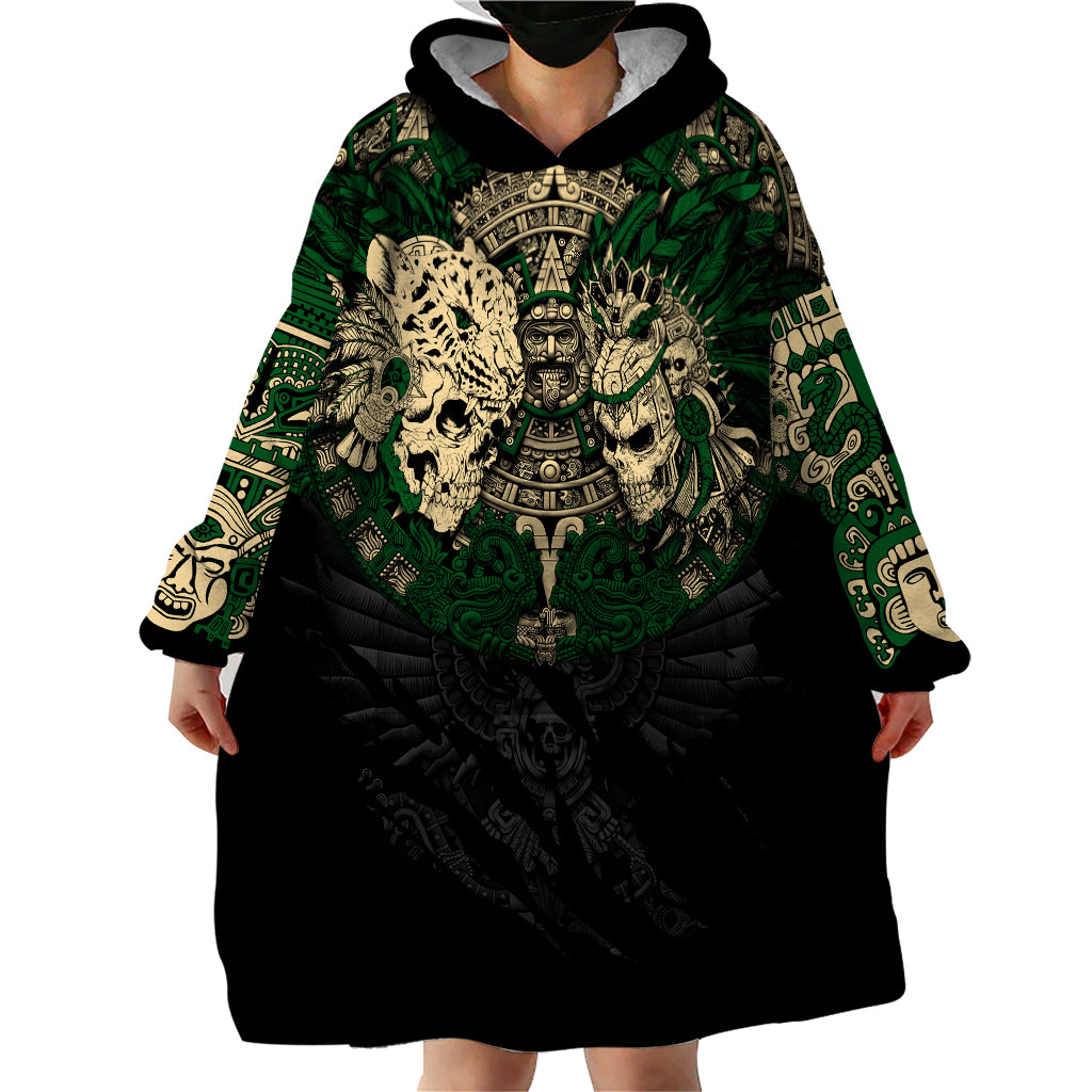 aztec-warrior-skulls-wearable-blanket-hoodie