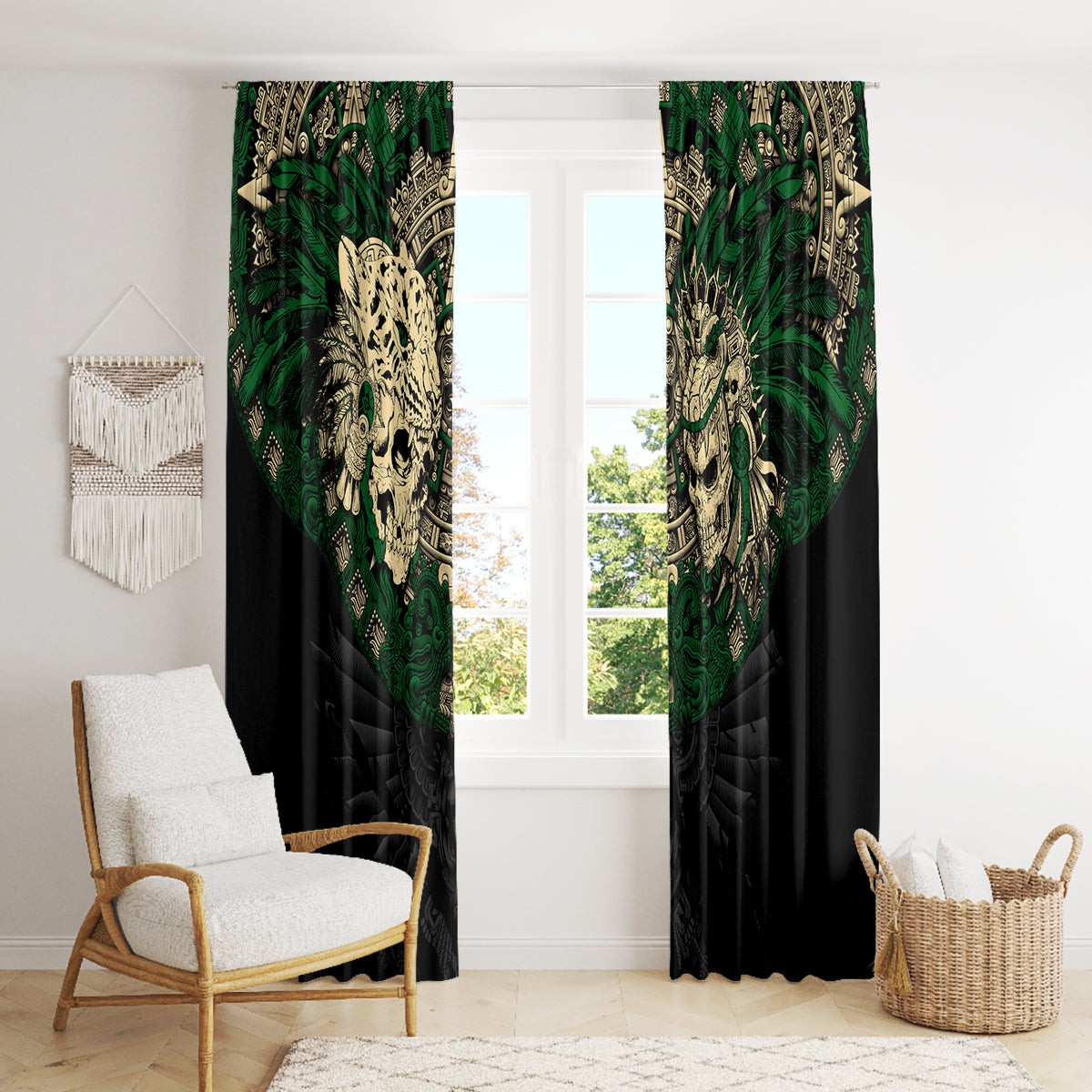 aztec-warrior-skulls-window-curtain