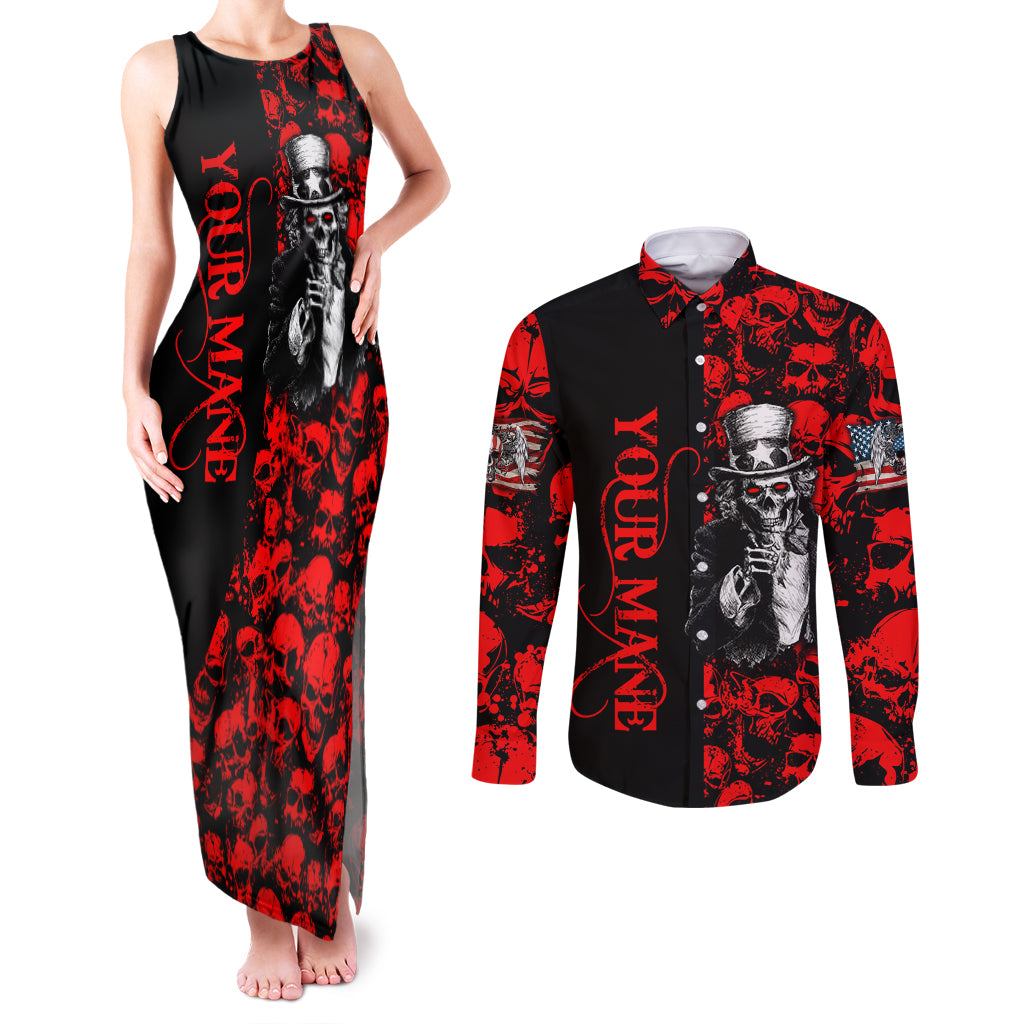 zombie-army-couples-matching-tank-maxi-dress-and-long-sleeve-button-shirts-i-want-you