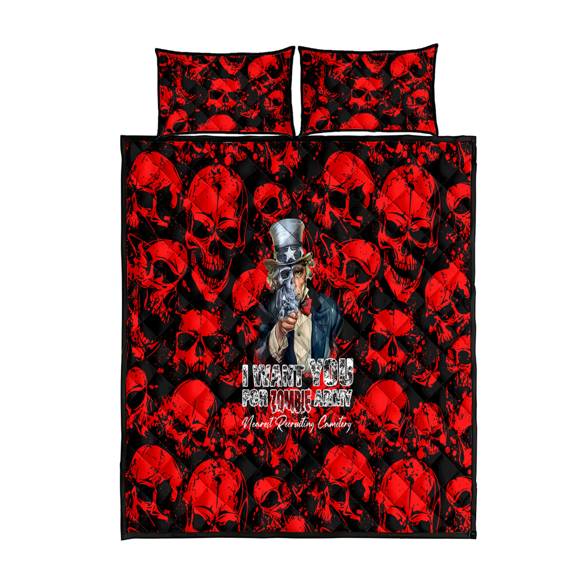 zombie-army-quilt-bed-set-i-want-you