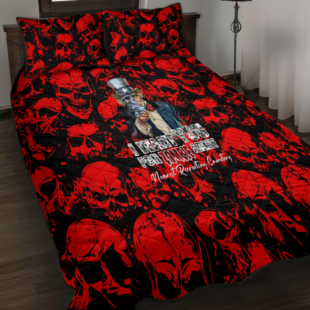 zombie-army-quilt-bed-set-i-want-you