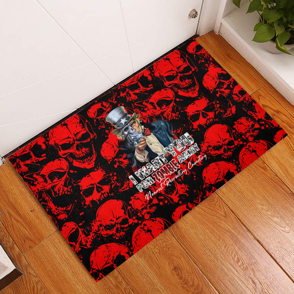 zombie-army-rubber-doormat-i-want-you