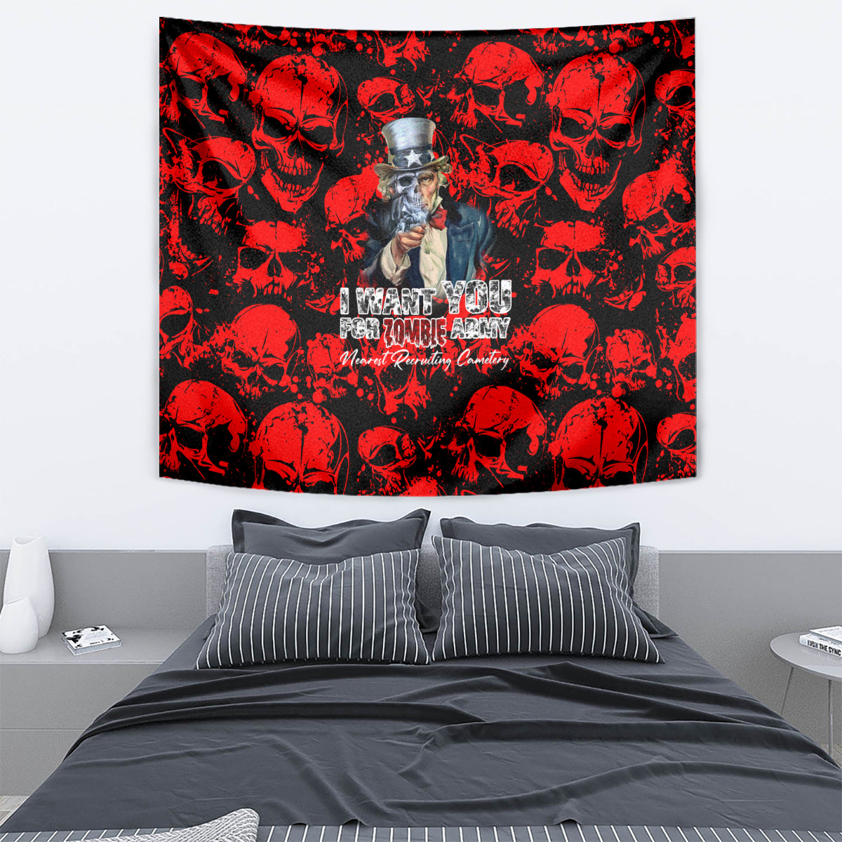 zombie-army-tapestry-i-want-you