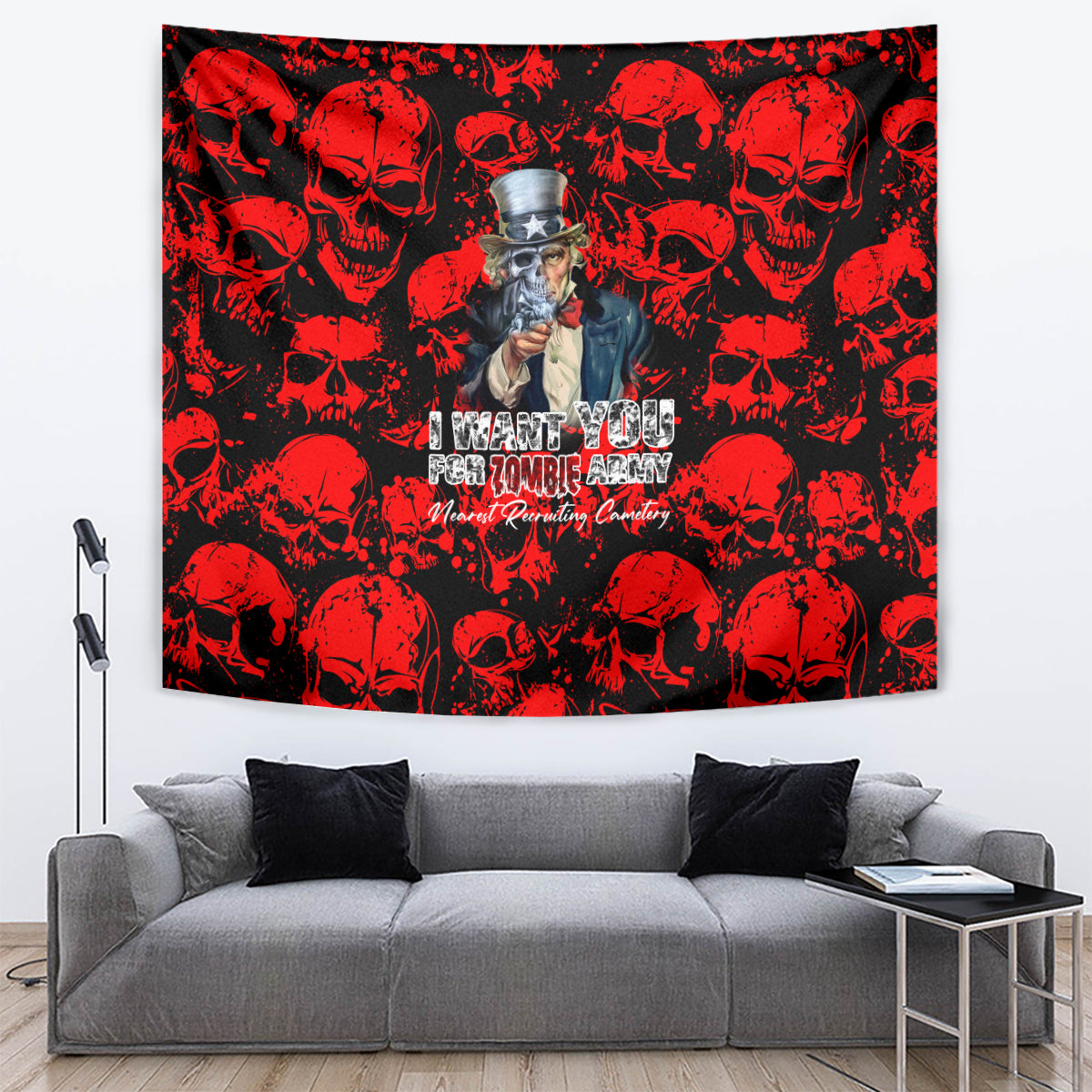 zombie-army-tapestry-i-want-you
