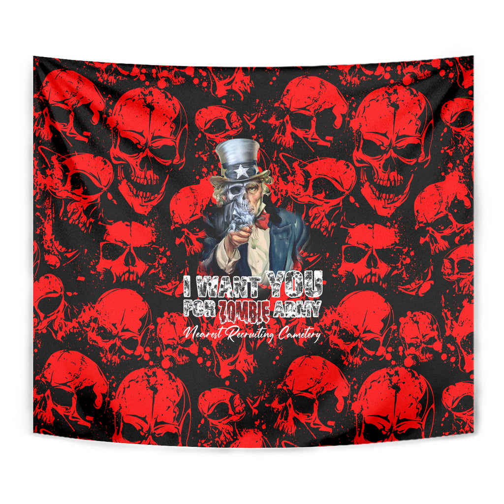 zombie-army-tapestry-i-want-you