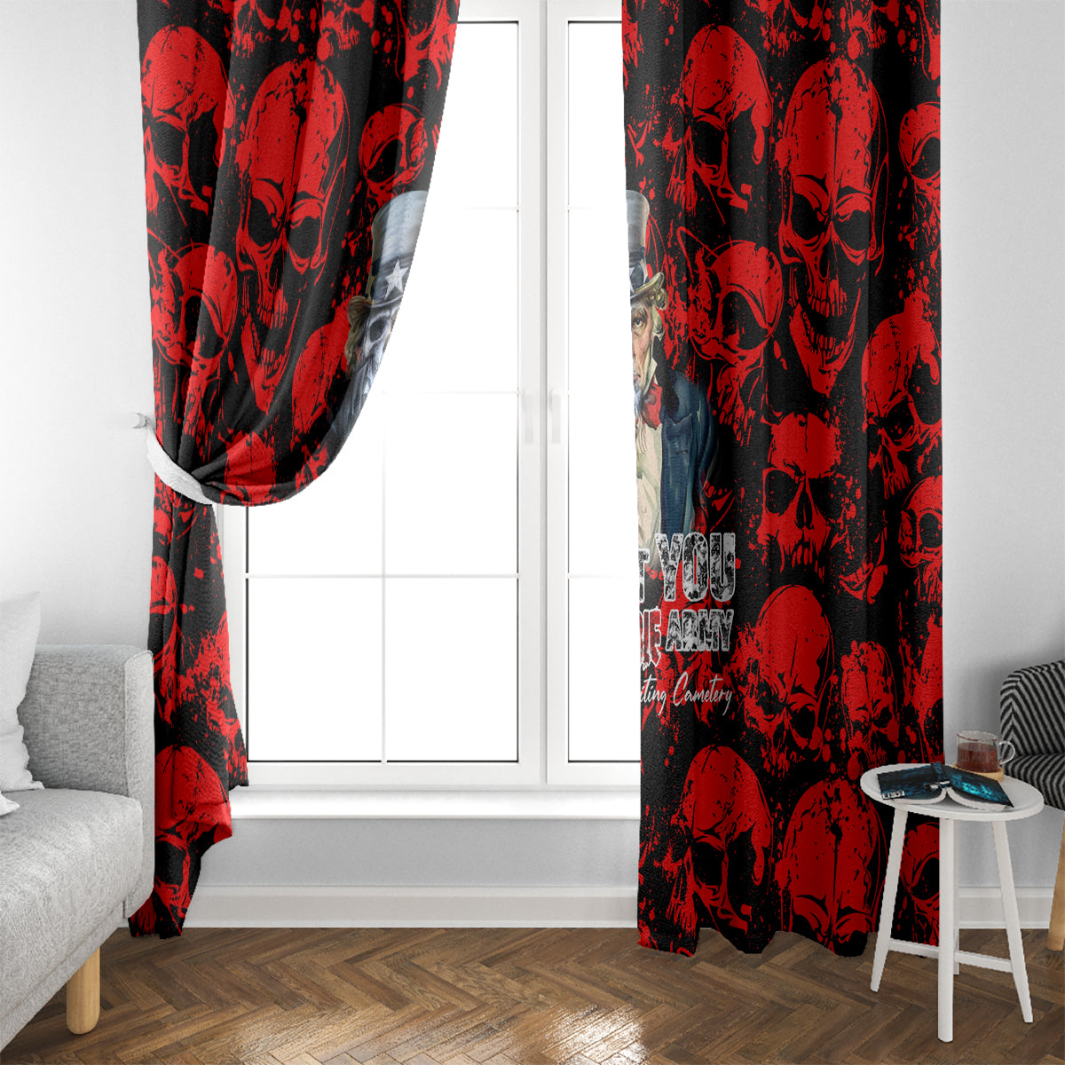 zombie-army-window-curtain-i-want-you