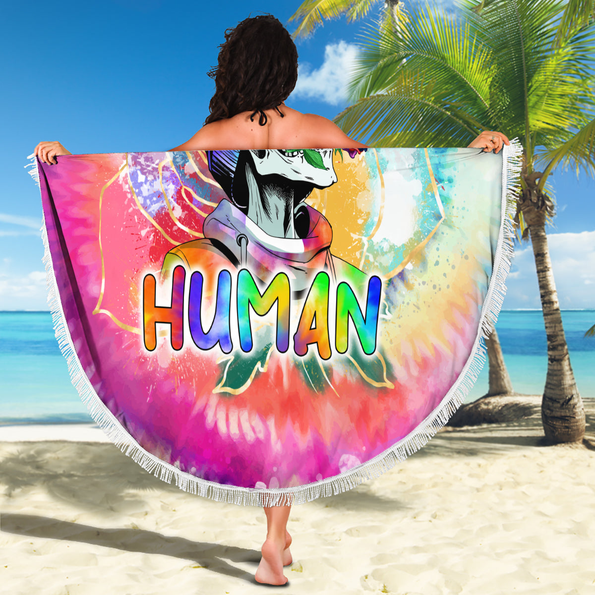 we-are-all-human-lgbt-beach-blanket-skull-tie-dye