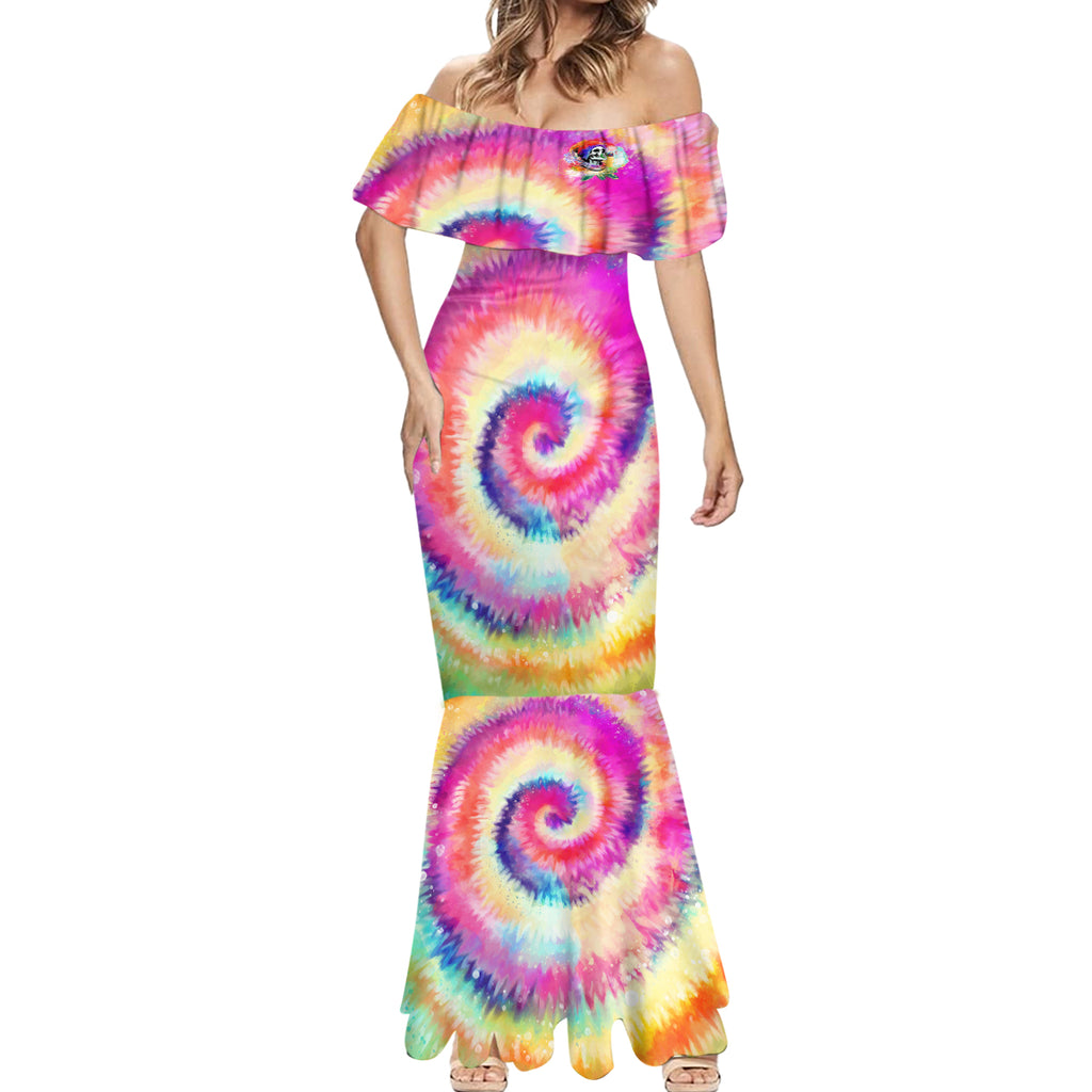 we-are-all-human-lgbt-mermaid-dress-skull-tie-dye
