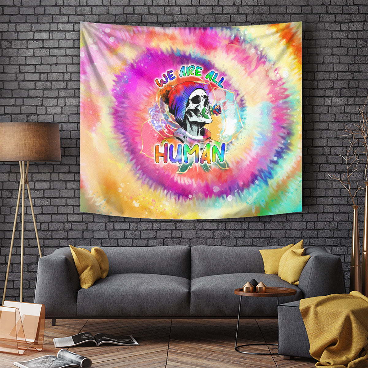 we-are-all-human-lgbt-tapestry-skull-tie-dye