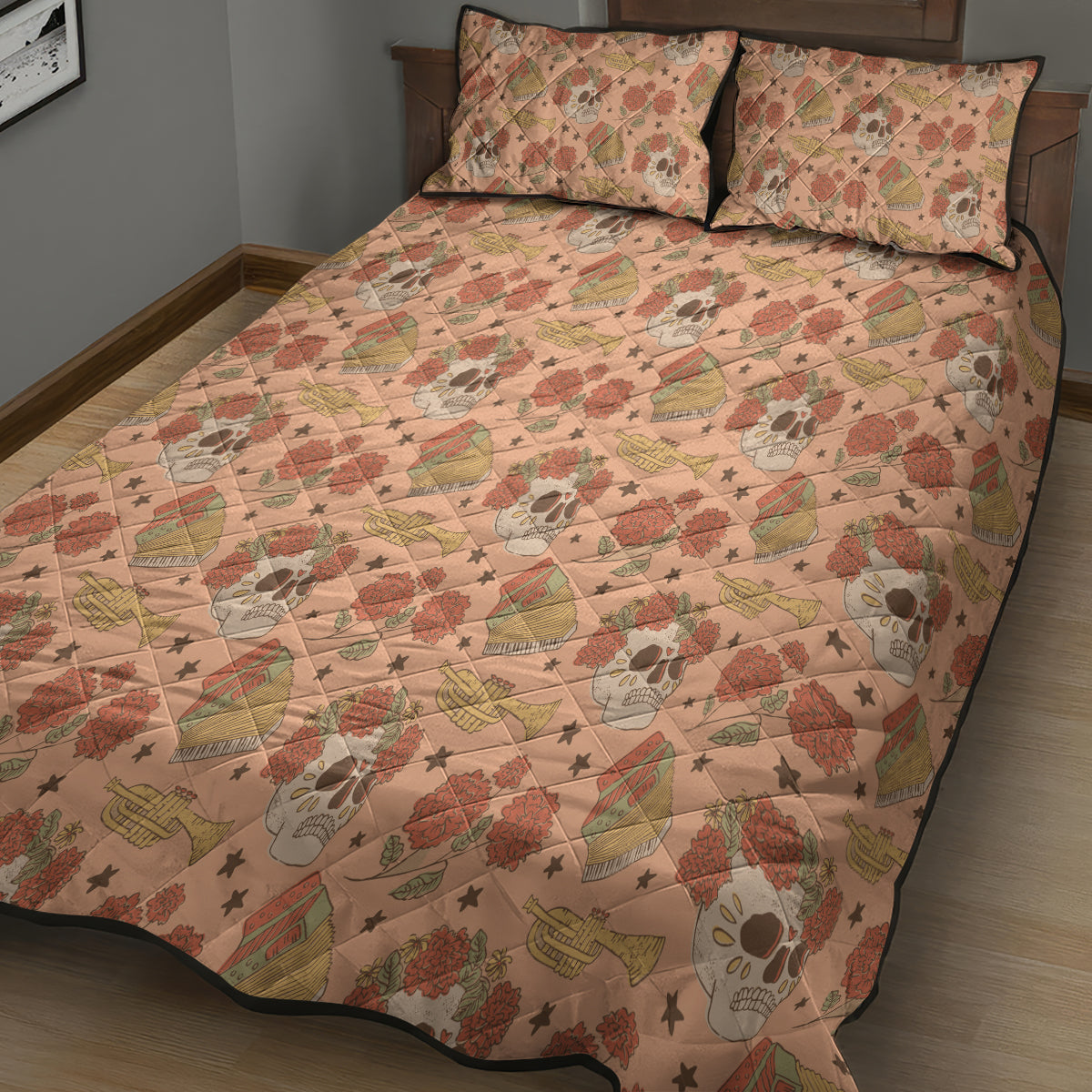 day-of-the-dead-quilt-bed-set-sugar-skulls