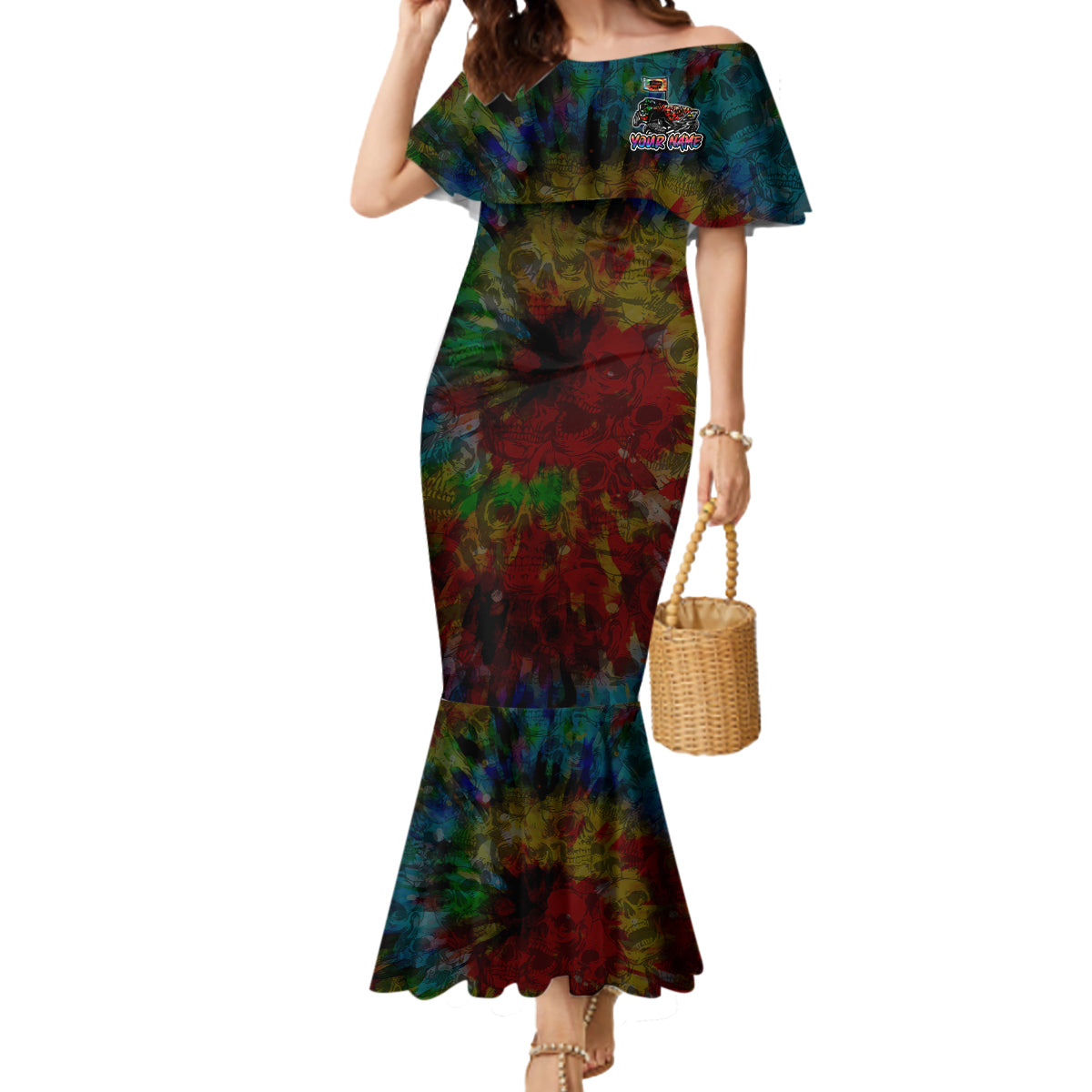 lgbt-jeep-skull-live-with-pride-mermaid-dress