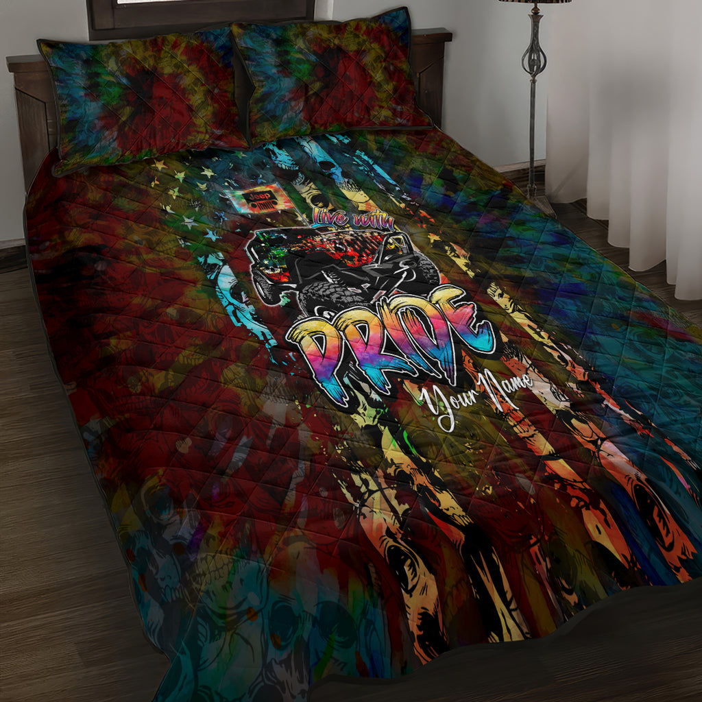 lgbt-jeep-skull-live-with-pride-quilt-bed-set