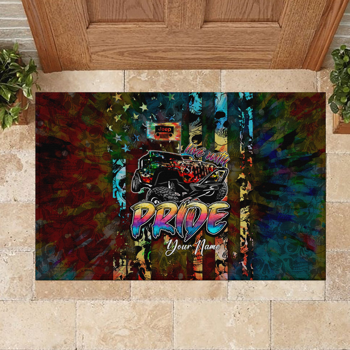 lgbt-jeep-skull-live-with-pride-rubber-doormat