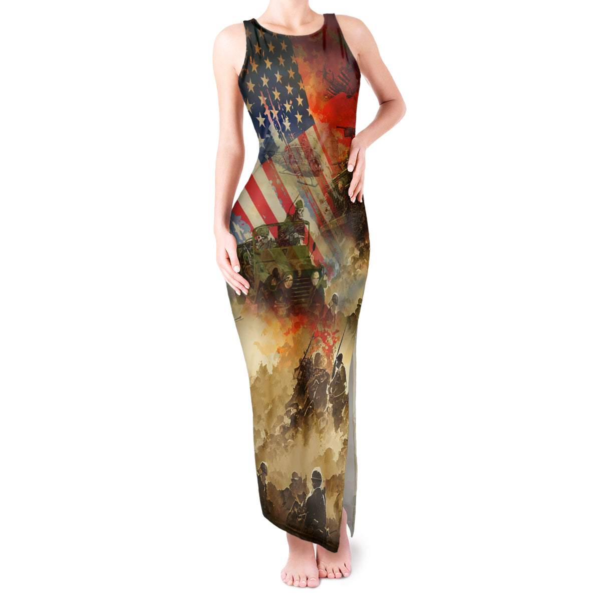 jeep-skull-solider-tank-maxi-dress-american-flag