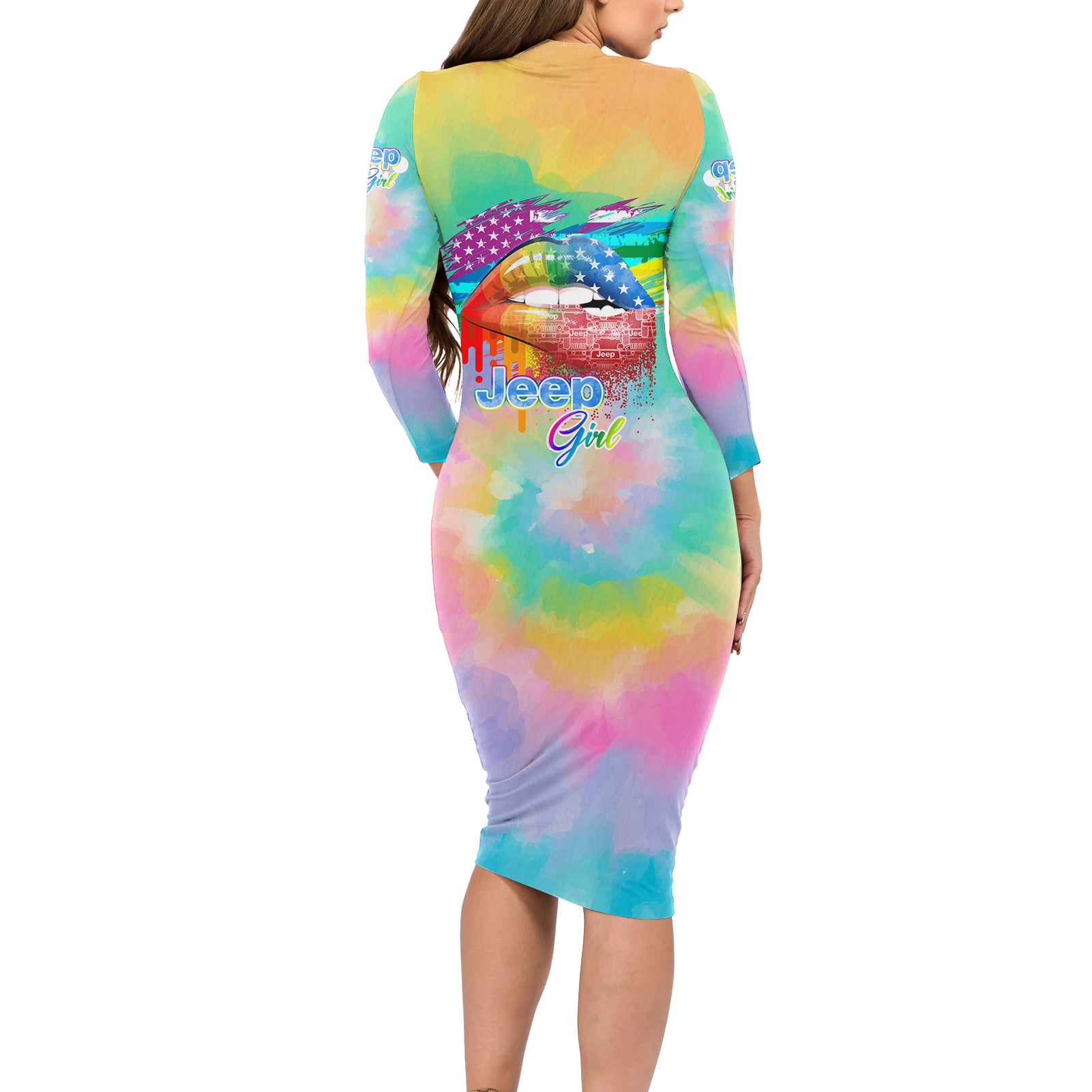 jeep-girl-long-sleeve-bodycon-dress-tie-dye-american-flag-lips