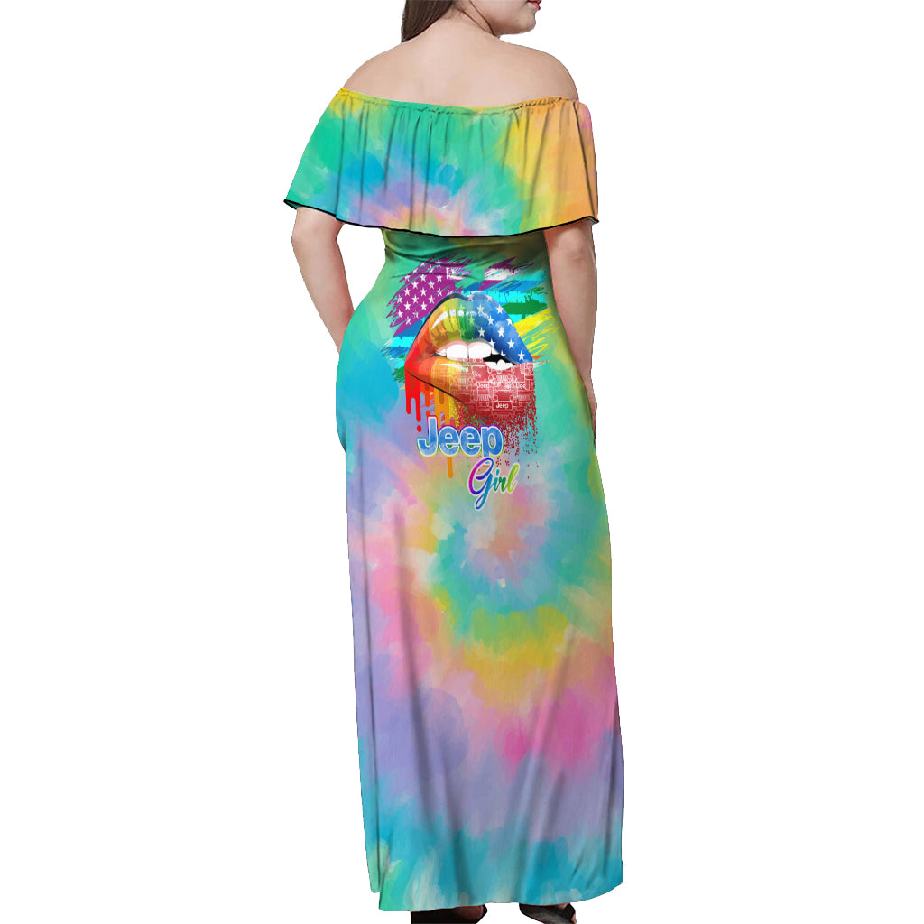 jeep-girl-off-shoulder-maxi-dress-tie-dye-american-flag-lips