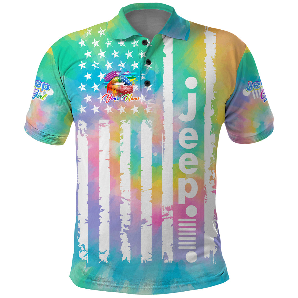 jeep-girl-polo-shirt-tie-dye-american-flag-lips