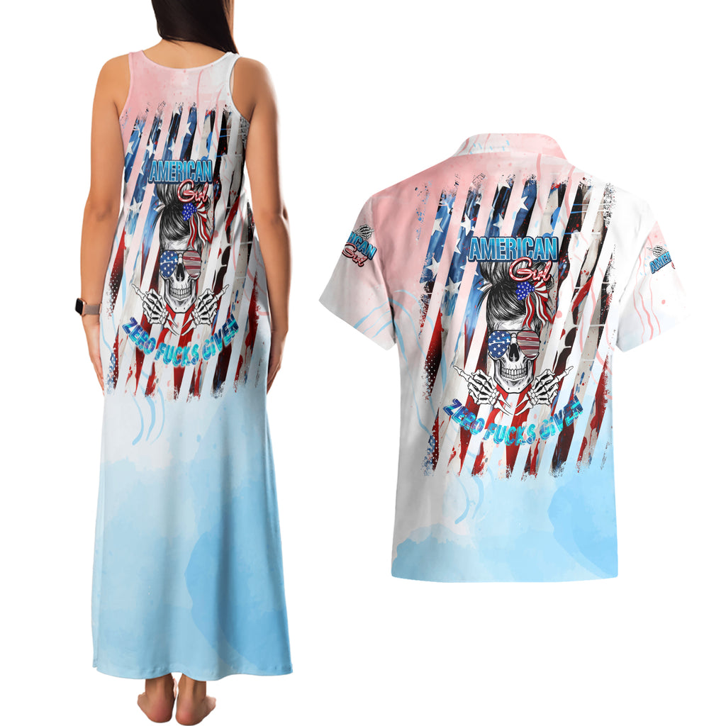 skull-girl-couples-matching-tank-maxi-dress-and-hawaiian-shirt-never-fck-given