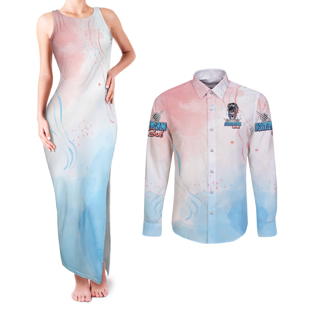 skull-girl-couples-matching-tank-maxi-dress-and-long-sleeve-button-shirt-never-fck-given