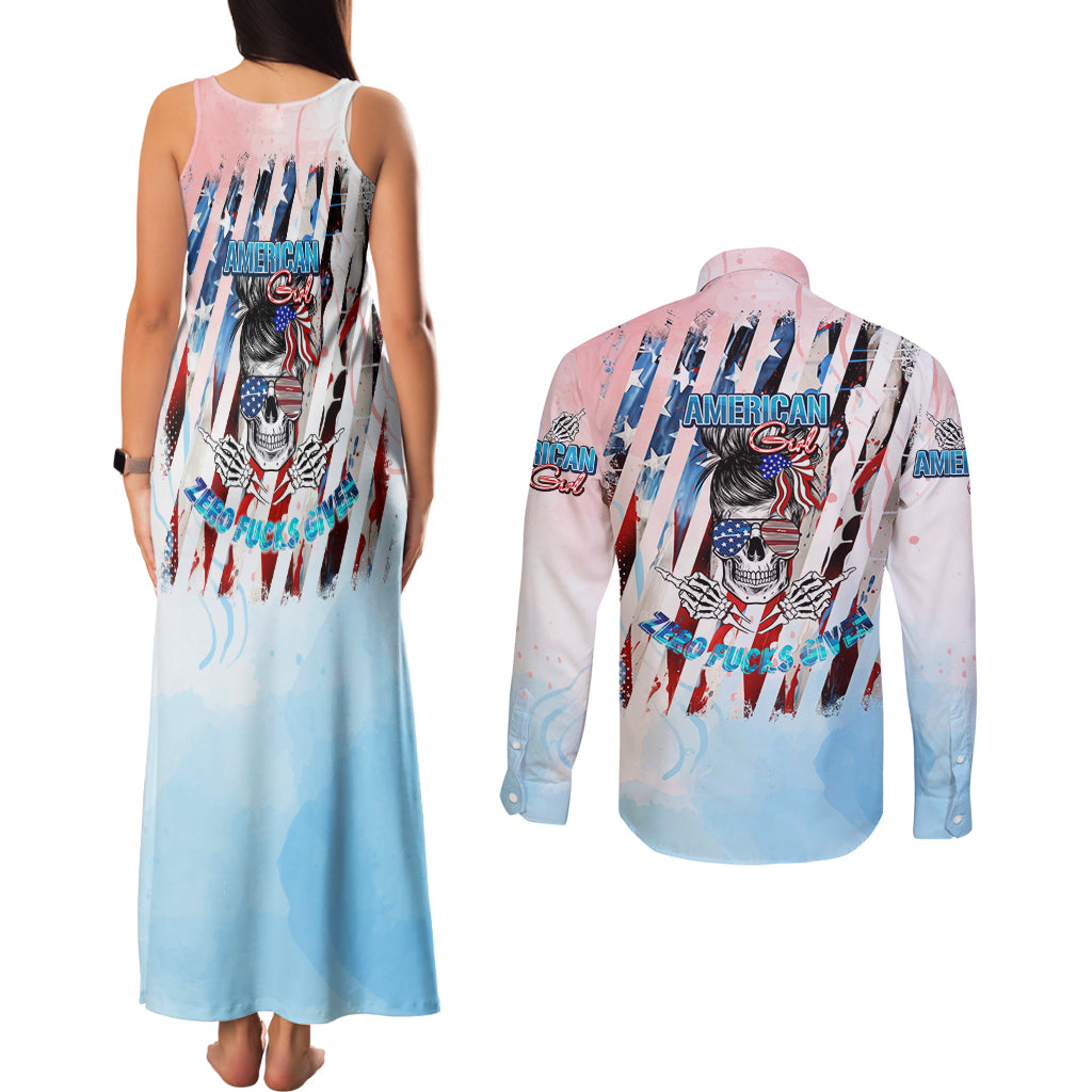 skull-girl-couples-matching-tank-maxi-dress-and-long-sleeve-button-shirt-never-fck-given