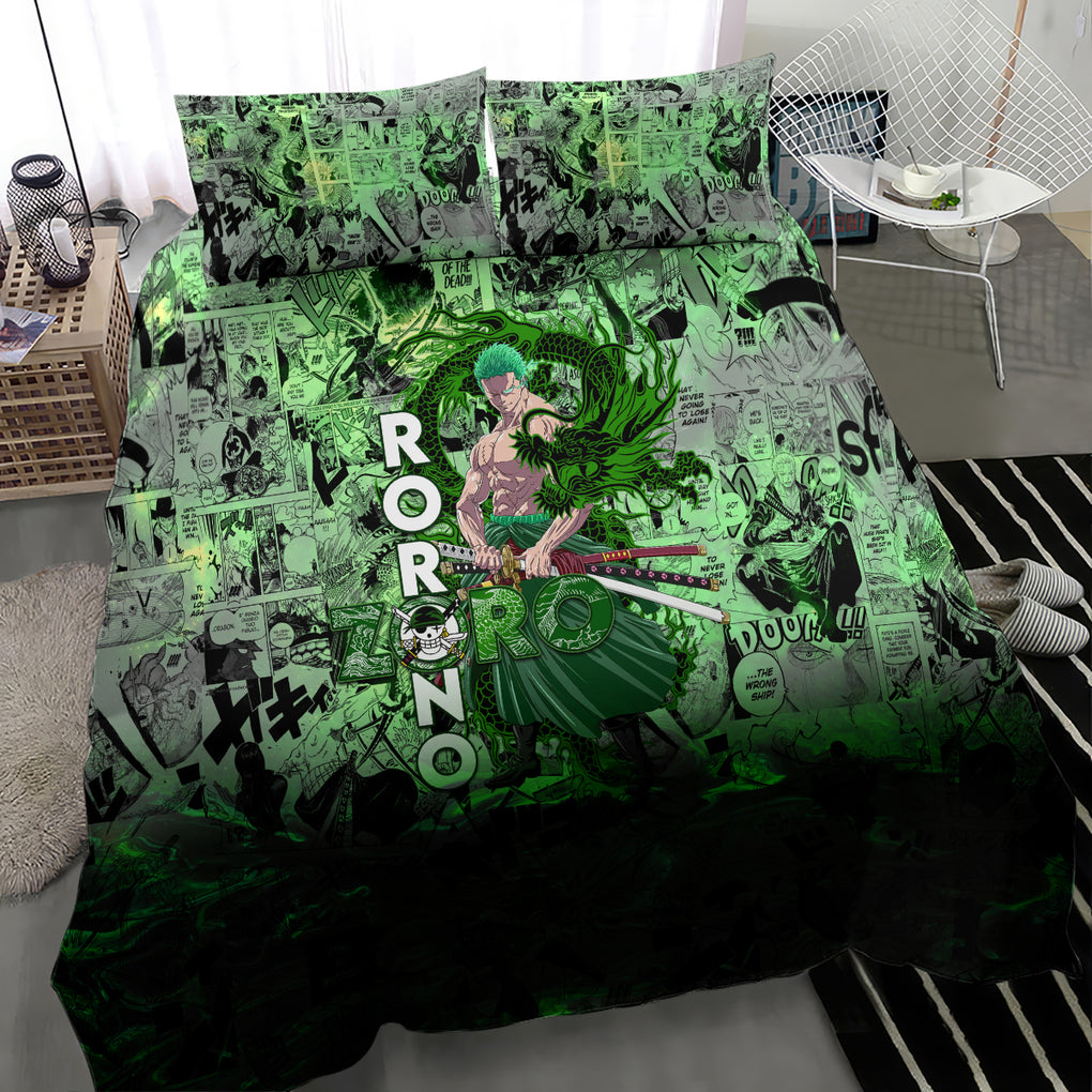 one-piece-roronoa-zoro-bedding-set-dragon-twister-style