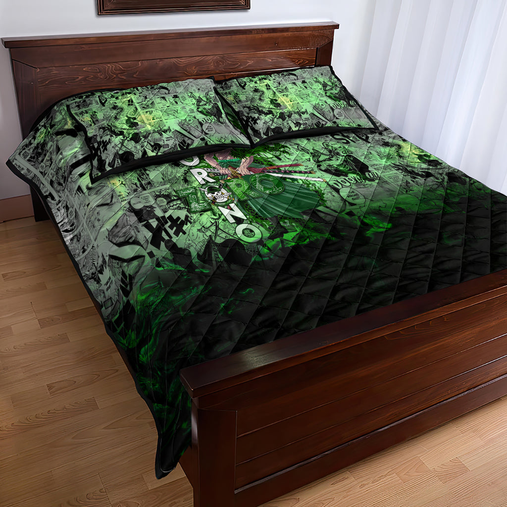 one-piece-roronoa-zoro-quilt-bed-set-dragon-twister-style