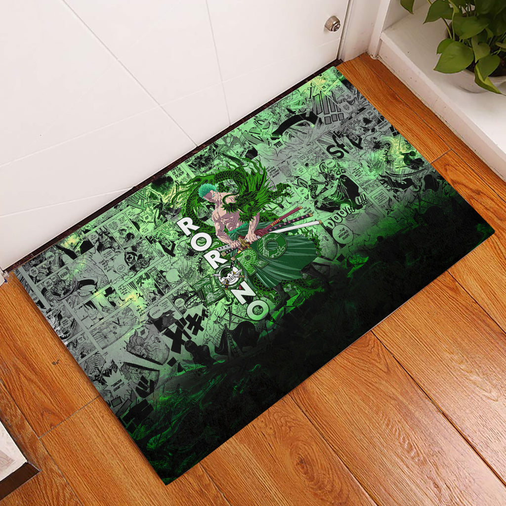one-piece-roronoa-zoro-rubber-doormat-dragon-twister-style