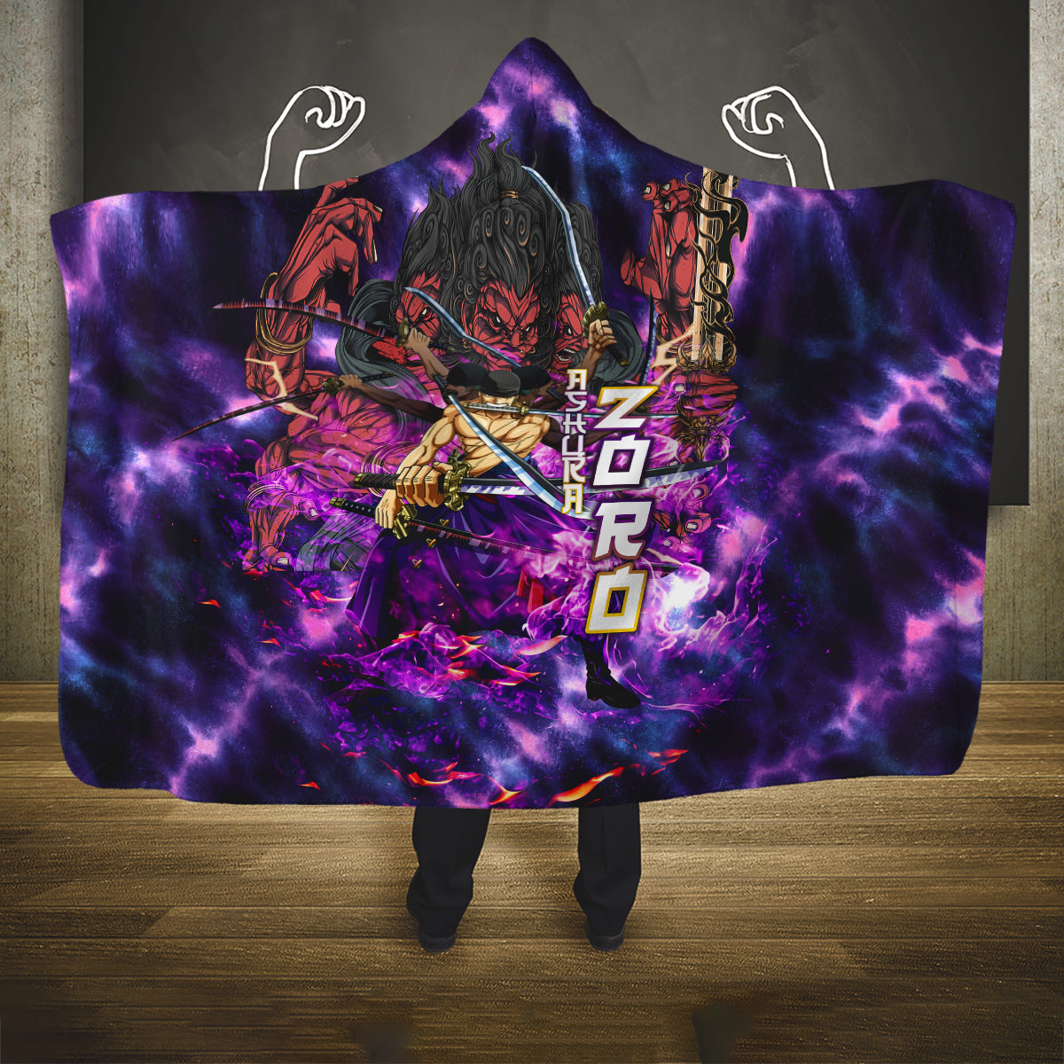 zoro-kiki-kyutoryu-hooded-blanket-one-piece-ashura-style
