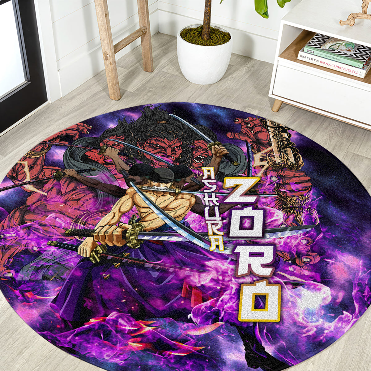 zoro-kiki-kyutoryu-round-carpet-one-piece-ashura-style