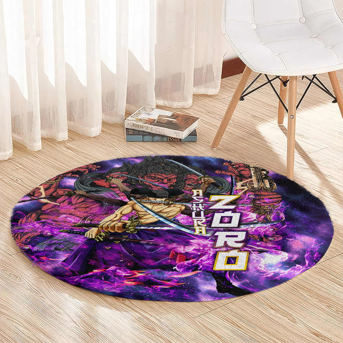 zoro-kiki-kyutoryu-round-carpet-one-piece-ashura-style