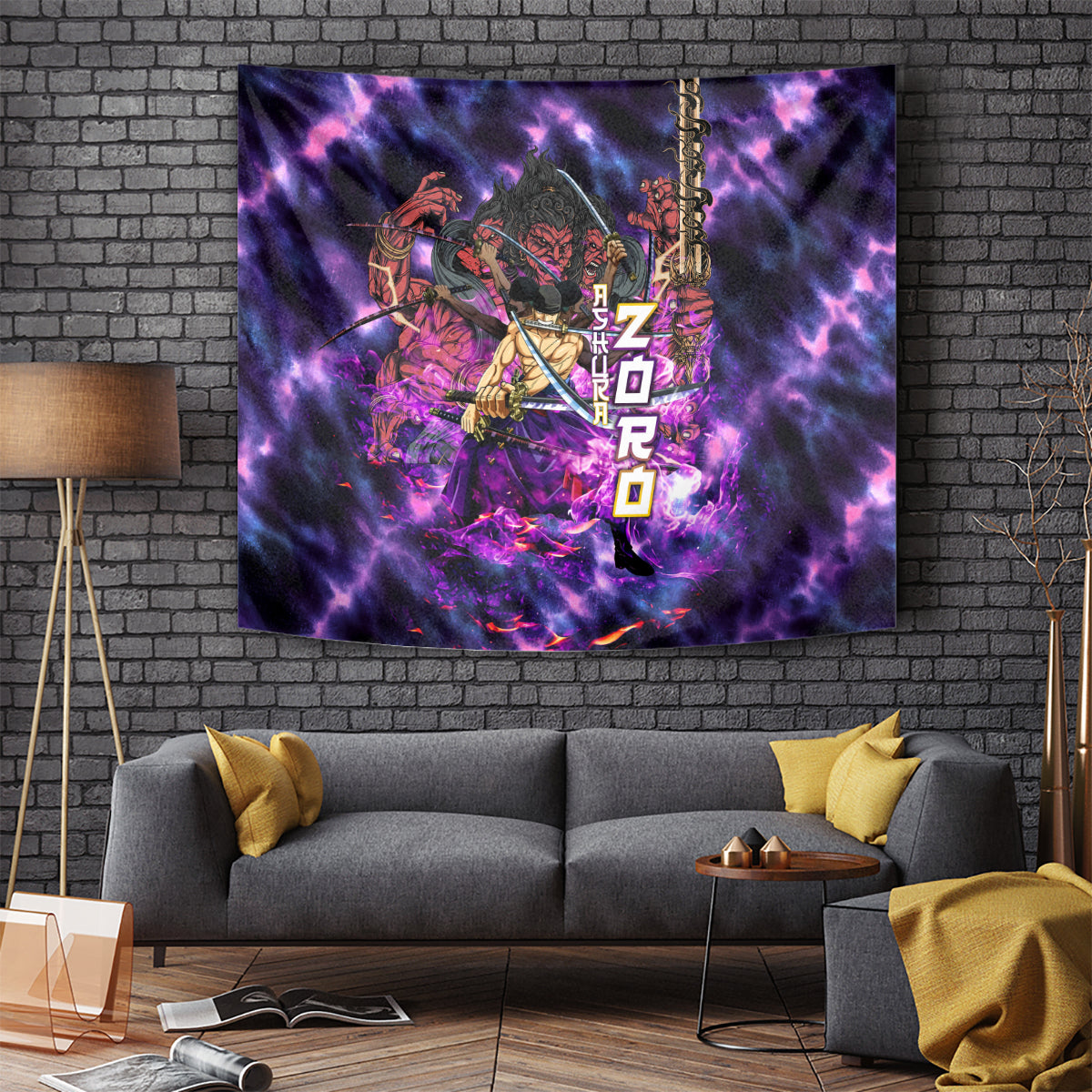 zoro-kiki-kyutoryu-tapestry-one-piece-ashura-style