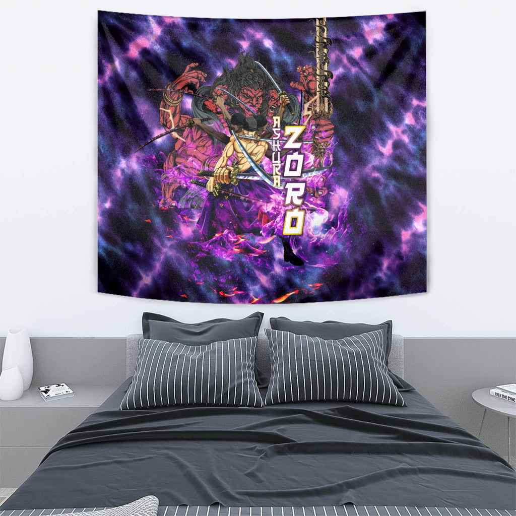 zoro-kiki-kyutoryu-tapestry-one-piece-ashura-style