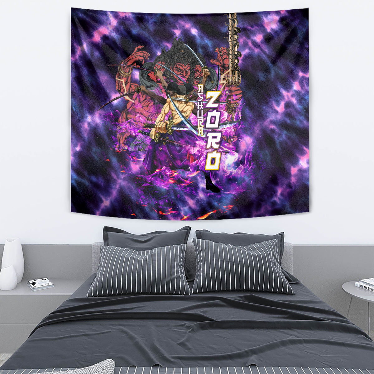 zoro-kiki-kyutoryu-tapestry-one-piece-ashura-style