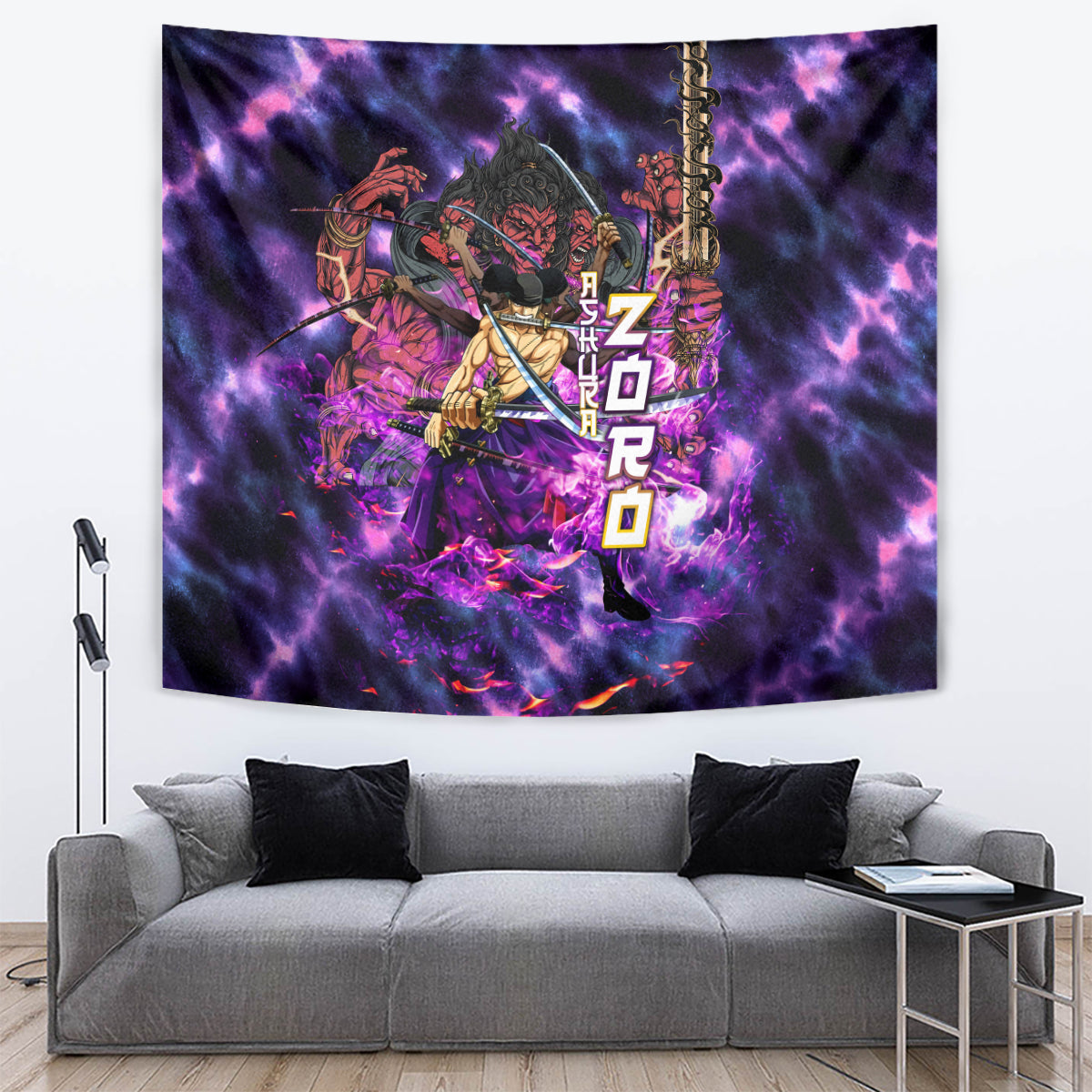zoro-kiki-kyutoryu-tapestry-one-piece-ashura-style