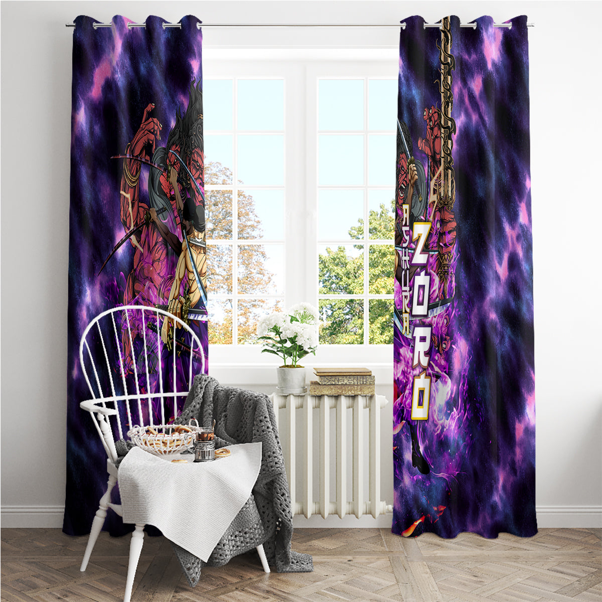 zoro-kiki-kyutoryu-window-curtain-one-piece-ashura-style