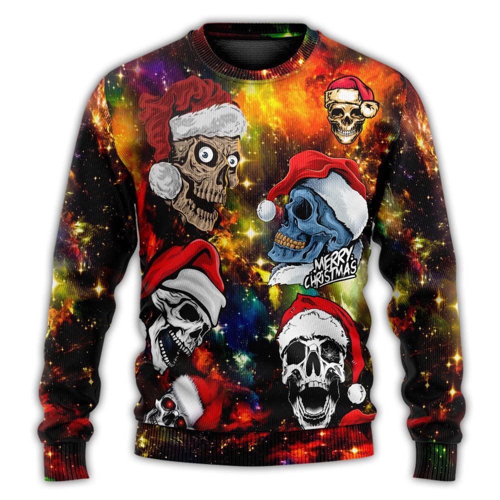Skull Love Christmas Funny Ugly Sweaters