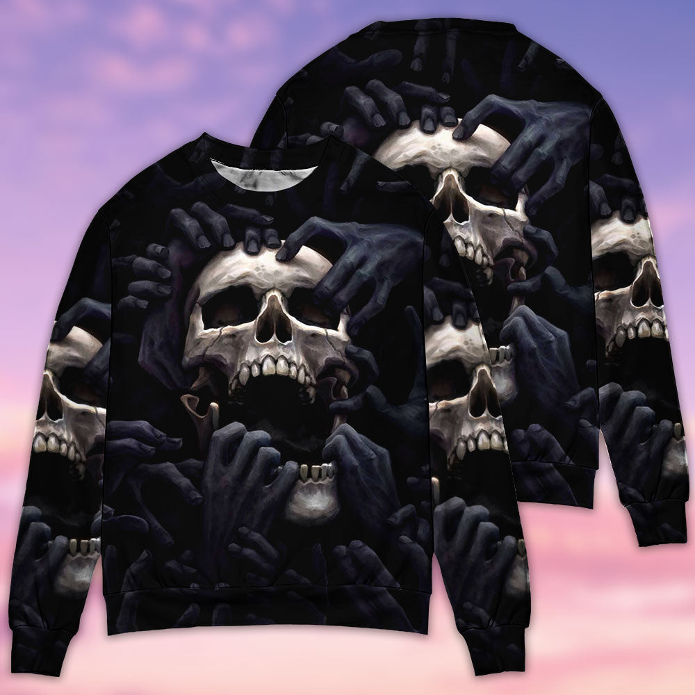Skull Love Darkness Amazing Ugly Christmas Sweaters