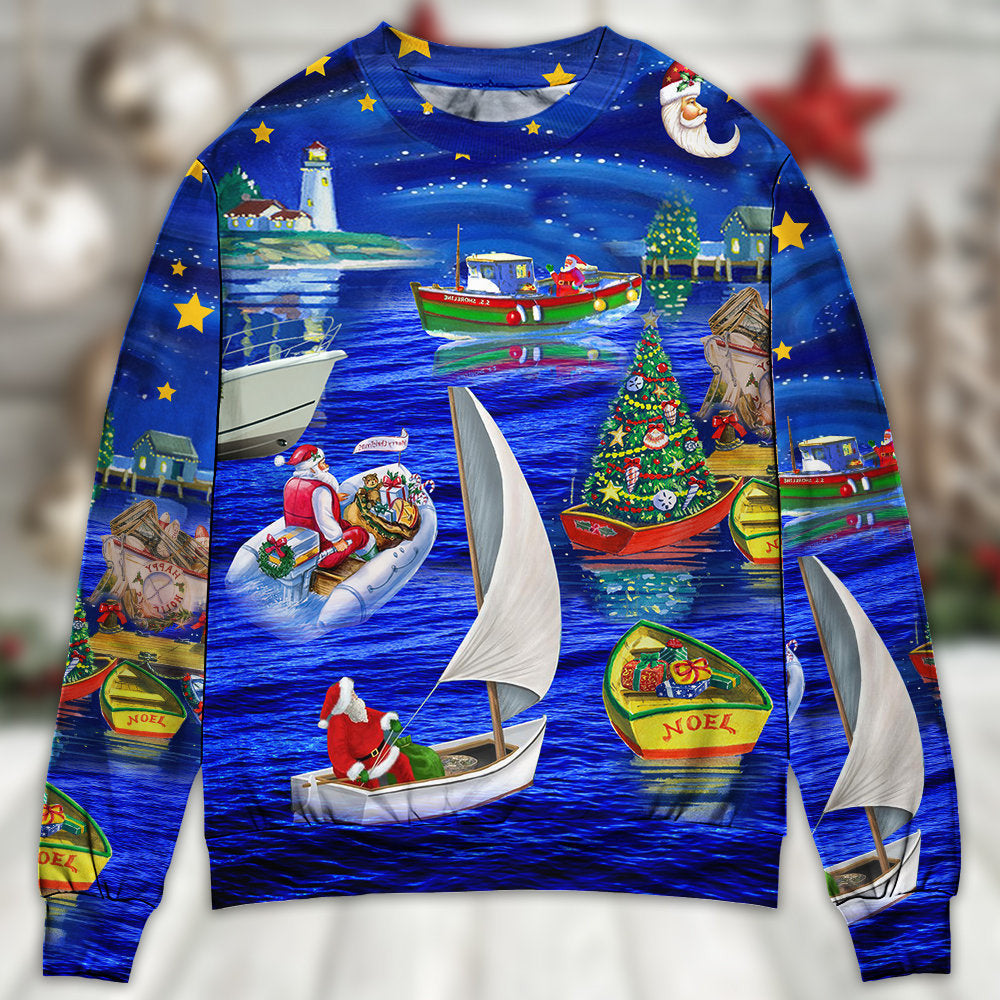 Christmas Coming Starry Night Ugly Sweaters Sweater